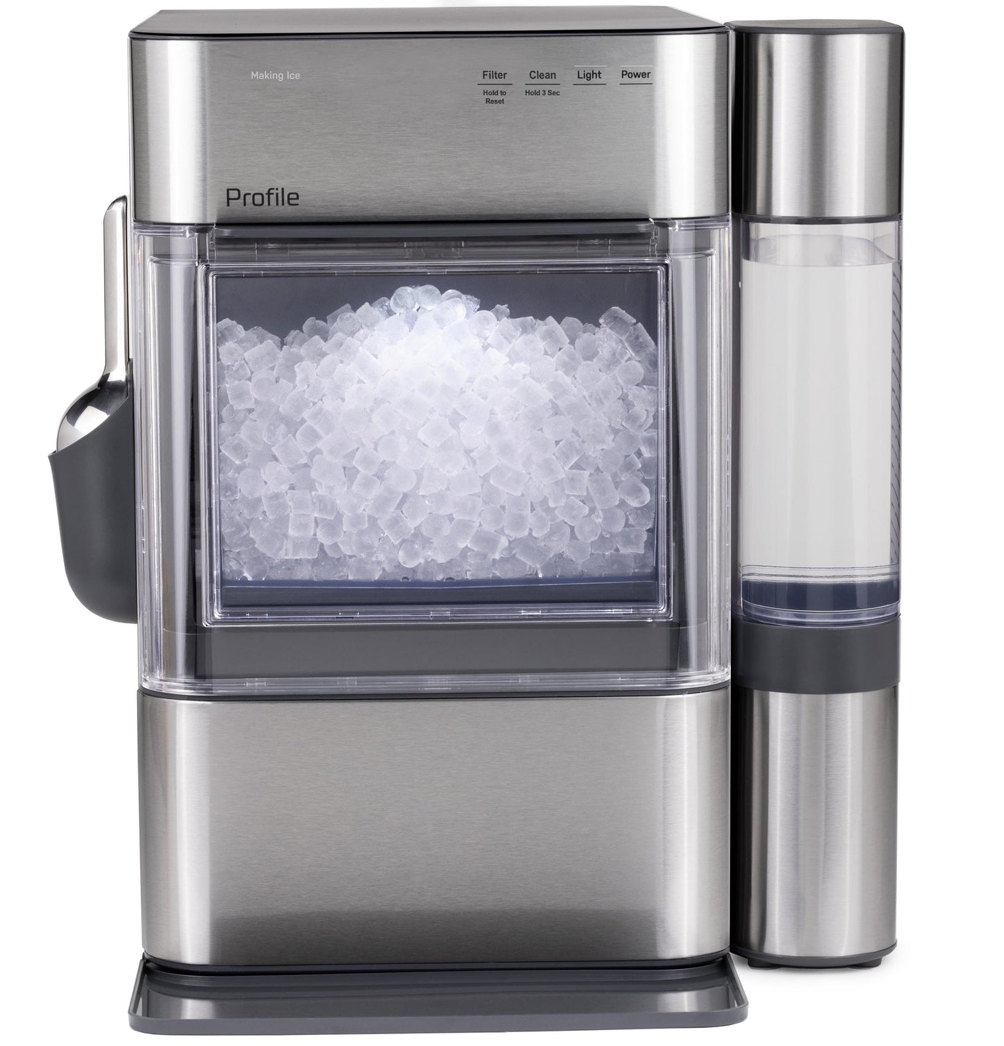 GE Profile Opal 2.0 Nugget Ice Maker, Side Tank, 38 lbs/Day, WiFi Connected, Smart Pellet Ice Machine